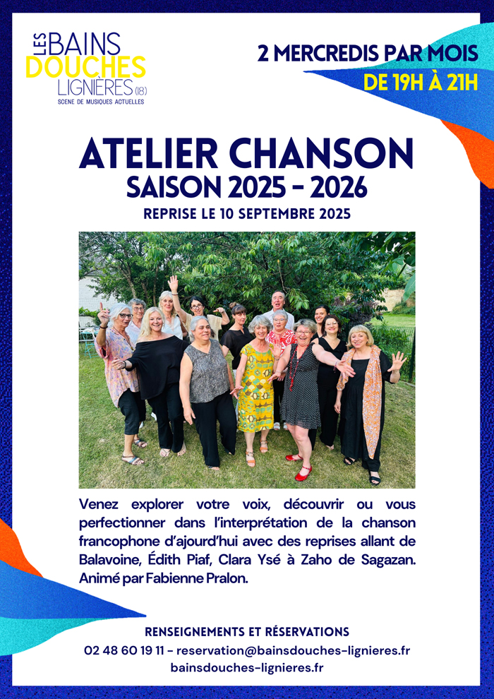 Atelier chanson - Saison 2025-2026