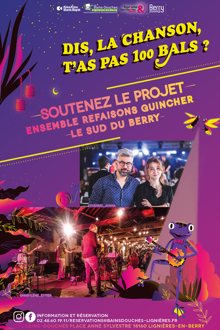 Recto du flyer "Dis la chanson, t'as pas 100 bals ?"