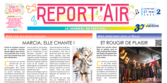 Report'Air n°2 Recto