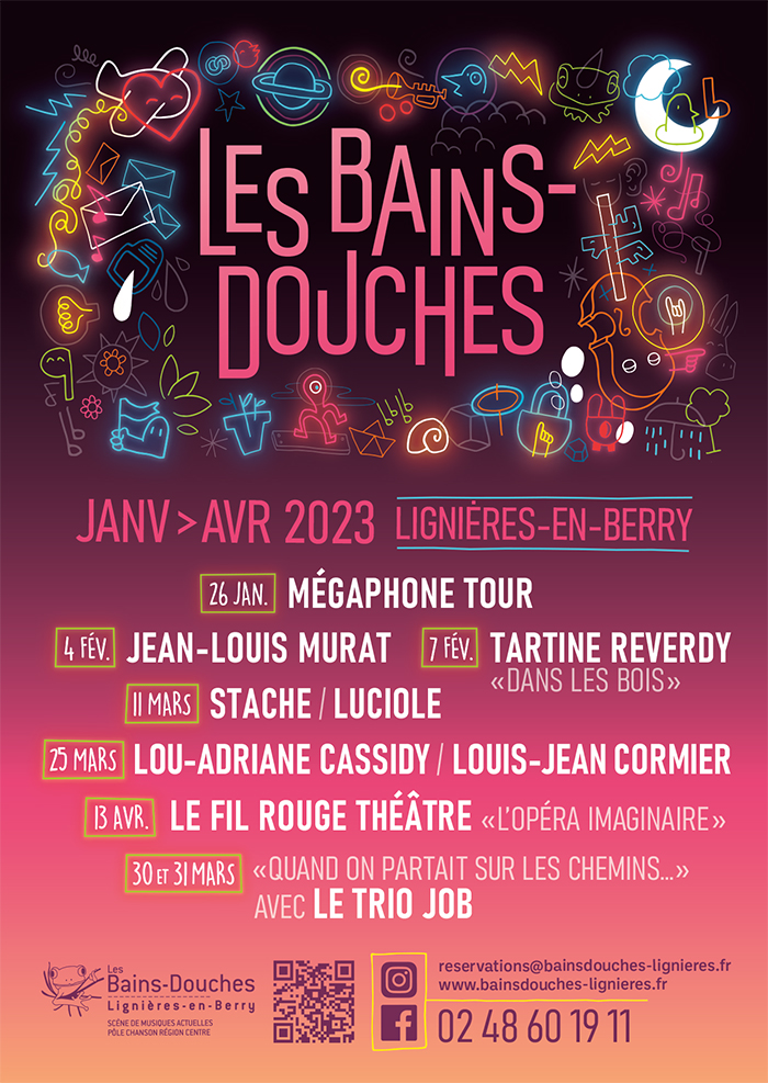 Programme Bains-Douches Janvier 2023 --> Juin 2023