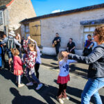 Inauguration avec la compagnie "Les trois cris"