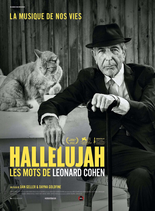 Affiche du documentaire "Hallelujah les mots de Léonard Cohen"