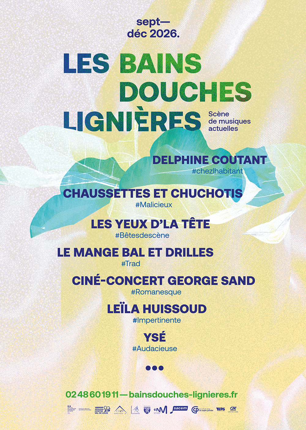 Programme Bains-Douches Lignieres - Septembre à Décembre 2026